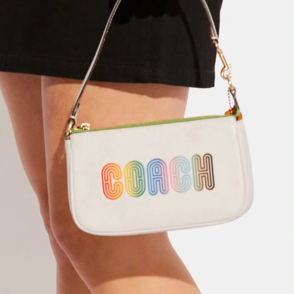 Coach Nolita 19 With Rainbow Coach
Gold/Chalk Multi - Picture 1 of 16